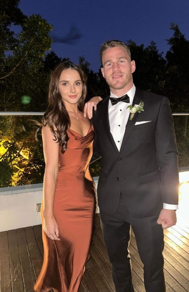 Kirsty Aitken is the new wife of NRL player Euan Aitken. Picture: Instagram / Kirsty Aitken