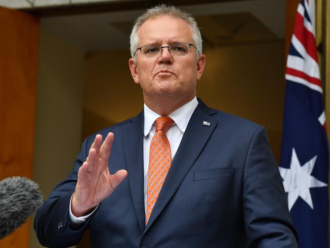 Scott Morrison says he will ‘not tax our way to net zero emissions’. Picture: Getty Images