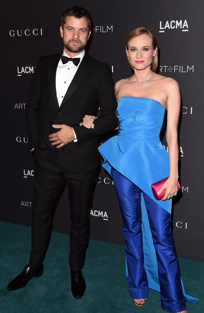 Actors Joshua Jackson and Diane Kruger attend LACMA 2015 Art+Film Gala Honoring James Turrell and Alejandro G Iñárritu, Presented by Gucci at LACMA on November 7, 2015 in Los Angeles. Picture: Getty