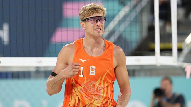 Steven van de Velde of Team Netherlands. Picture: AFP