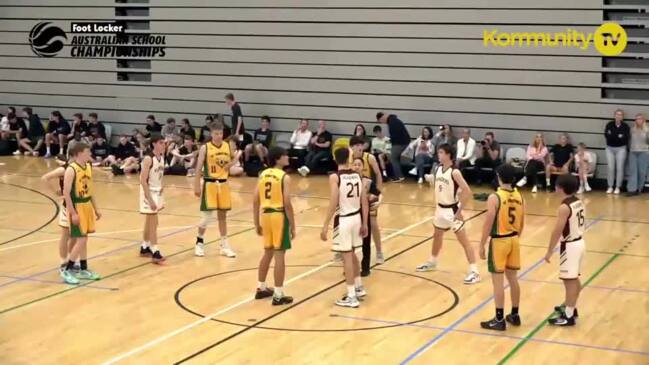 Replay: Basketball Australia School Championships Day 4 - SF - Flinders College v St Augustines