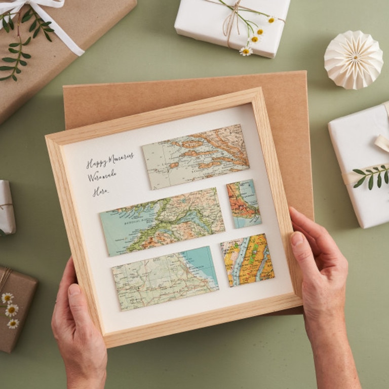 Bombus, Remember When … Personalised Five Map Print Gift