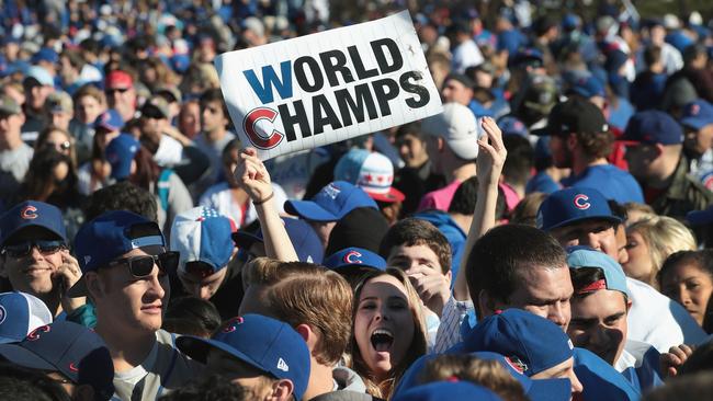 Chicago Cubs World Series Victory Rally 