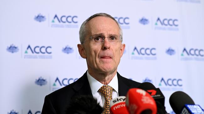 ACCC Chairman Rod Sims says the code of conduct will help protect news publishers in Australis. Picture: AAP.