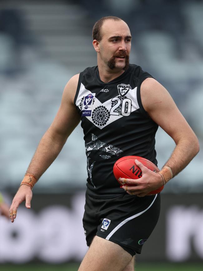 Southport’s Brayden Crossley. Picture: Rob Lawson/AFL Photos via Getty Images.