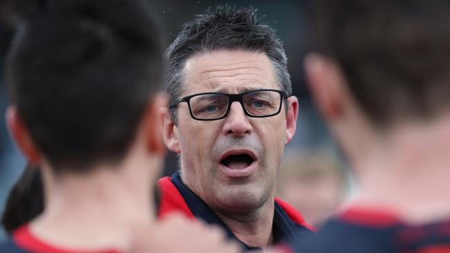 Redlegs head coach Jade Rawlings during the Round 16 SANFL match between Norwood and South Adelaide at Norwood Oval in Adelaide, Saturday, August 12, 2023. (SANFL Image/David Mariuz)