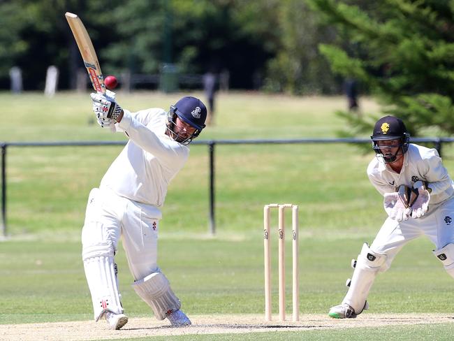 Brayden Stepien launching over cover against Monash Tigers.