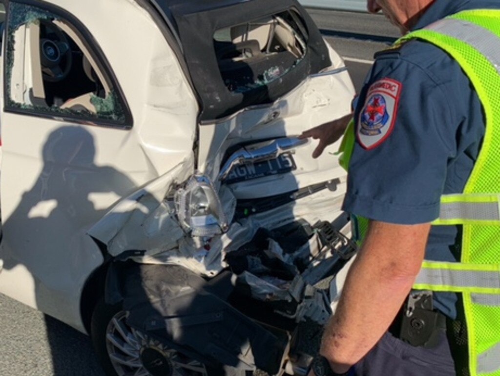 Naomi Brown claims none of the car’s airbags deployed in the horror smash. Picture: Supplied