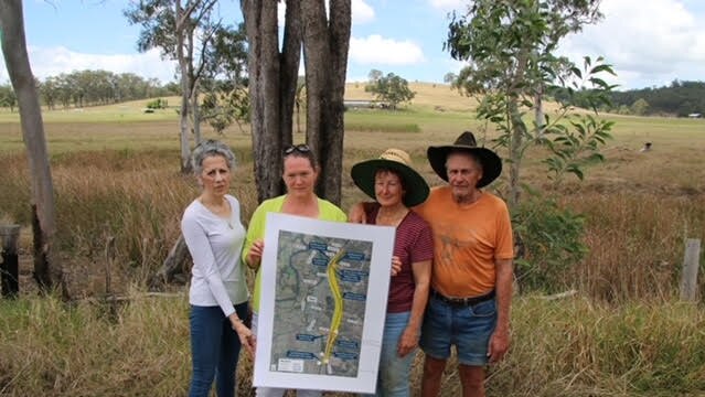 Bauple Progress Association, with members Marianne Pink, Dani-Lee Kershaw, Lynne Stratford and Ron Stratford pictured here, welcomed the Fraser Coast Regional Council’s decision to write to the state government about their concerns.