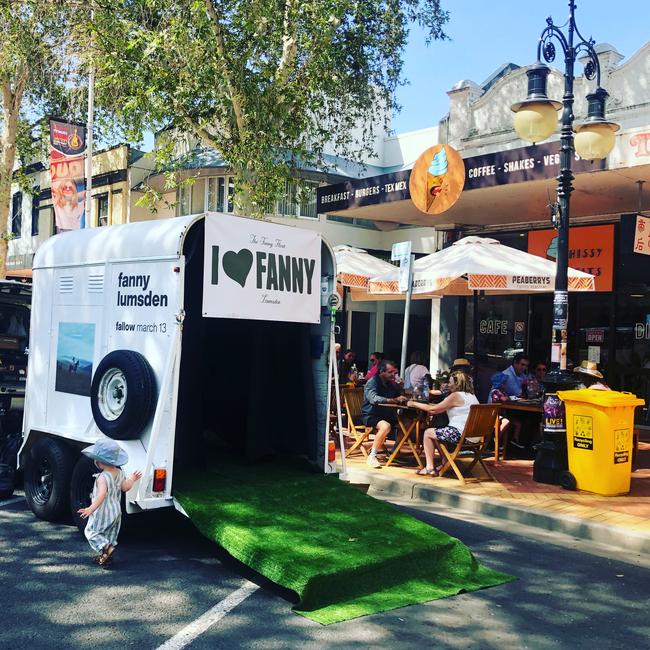 The Fanny Float on the street in Tamworth, NSW.