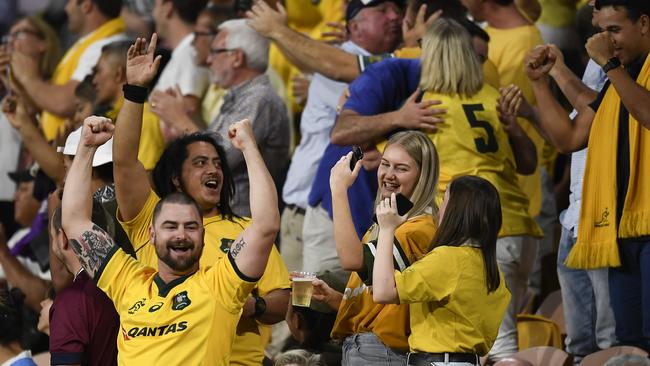 Wallabies fans will now tune in to Channel 9 for their rugby fix. Picture: Getty