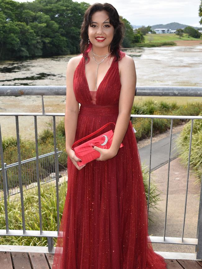 Tihema-Lily Goodwin at the Mackay State High School 2021 Year 12 formal, November 16, 2021. Photos: Tara Miko and Janessa Ekert