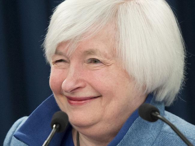 Federal Reserve Chair Janet Yellen speaks during a press conference following the announcement that the Fed will raise interest rates, in Washington, DC, December 14, 2016. The US Federal Reserve on Wednesday raised the benchmark interest rate by a quarter percentage point as expected, citing an improving economy, after its first policy meeting since President-elect Donald Trump's election victory. / AFP PHOTO / SAUL LOEB