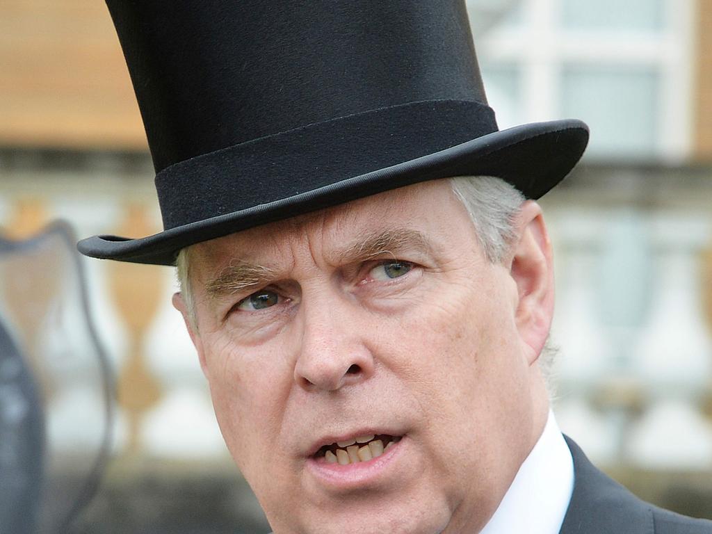 Prince Andrew has chubby fingers, according to his friends. Picture: AFP