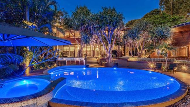 This six-bedroom, tri-level home at Fingal Head is on the market for $11.95 million.