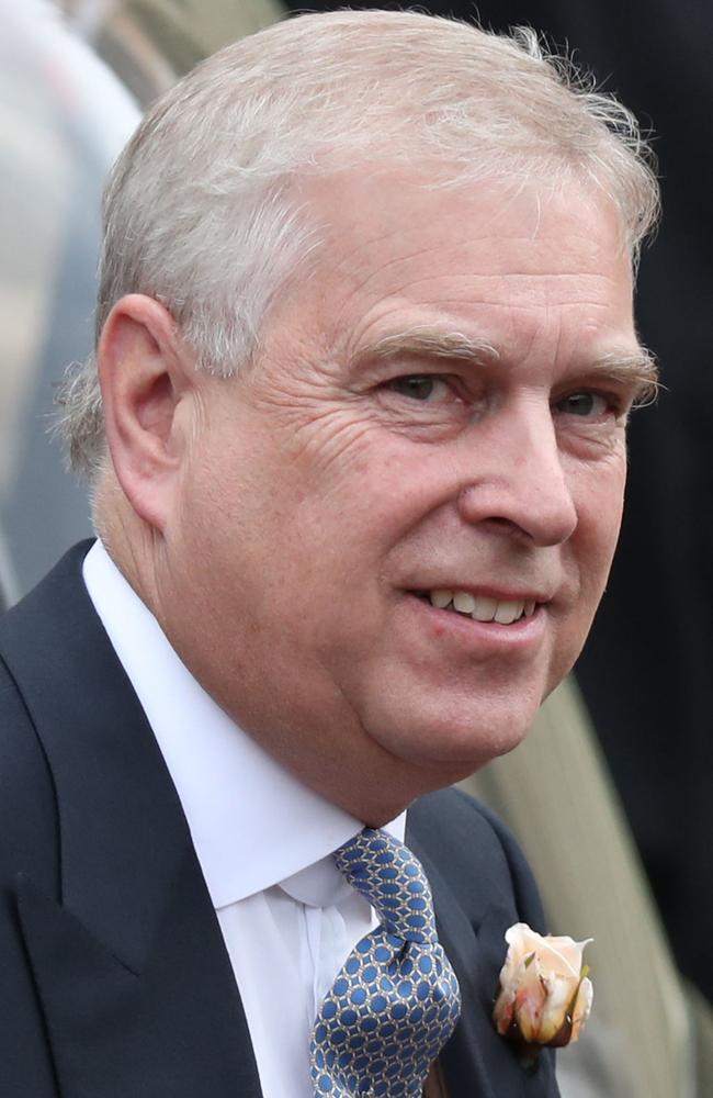 The bride's father, Britain's Prince Andrew, Duke of York. Picture: AFP