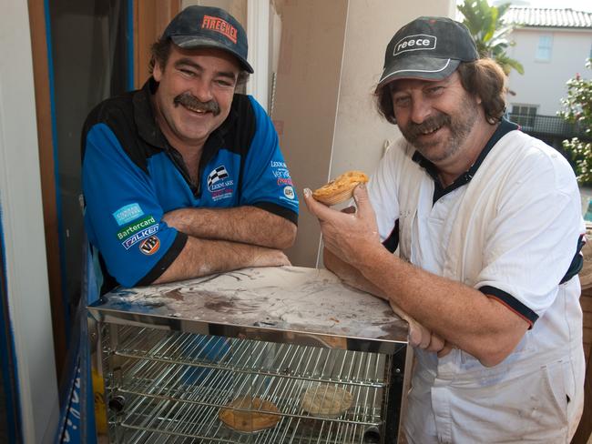 ‘Fat tradies’ Mark and Duncan on The Block in 2010.