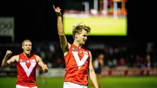 Lewis Hender during his time with North Adelaide. Picture: Morgan Sette