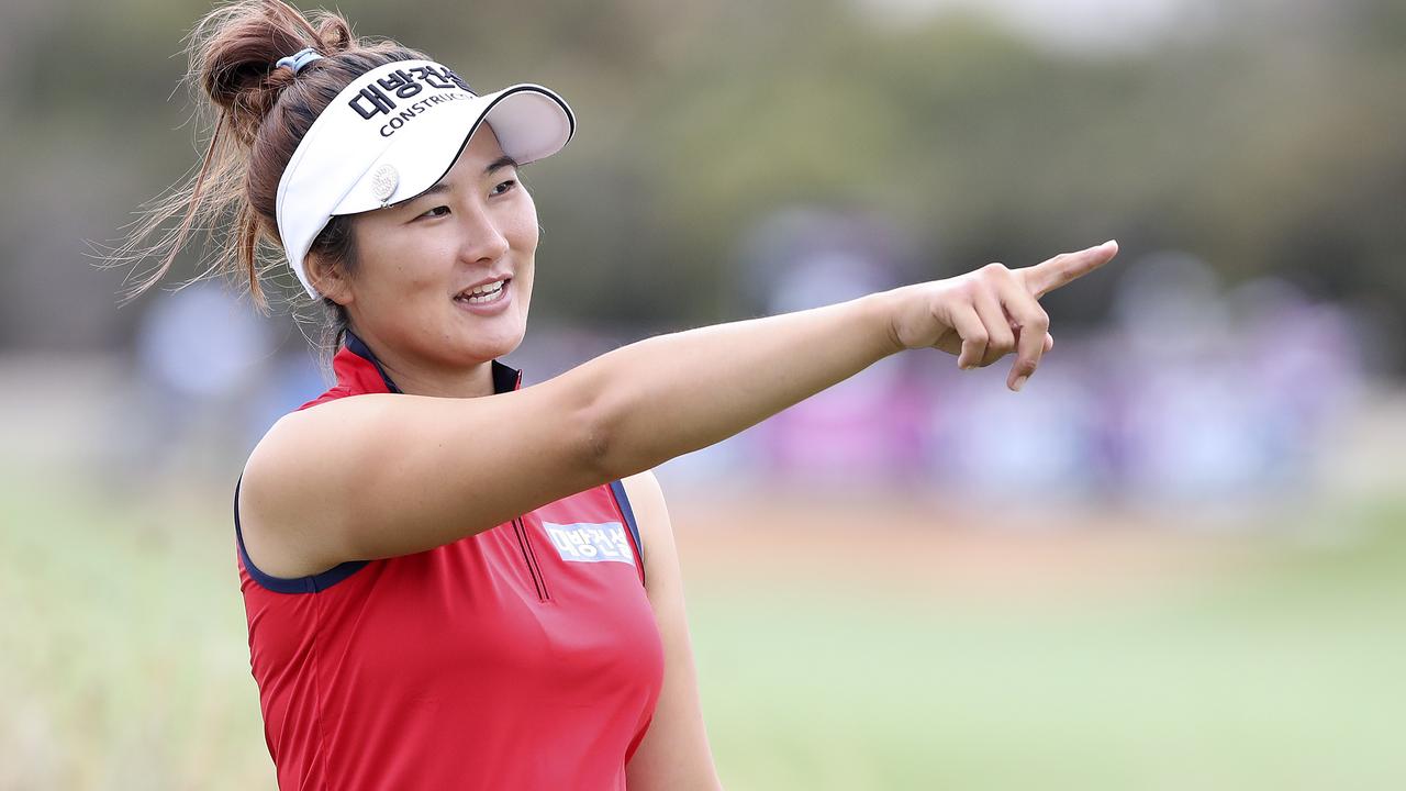 Su Oh has won a Lamborghini for a hole-in-one in Florida. Picture: Sarah Reed