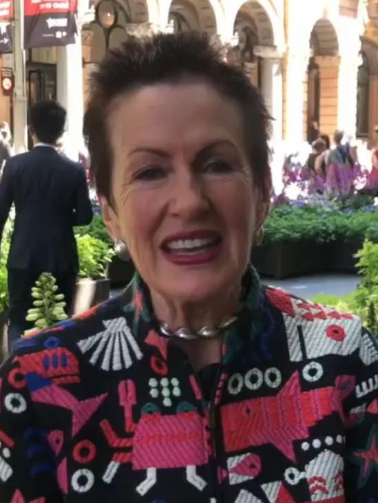 Clover Moore at the 2019 Living Colour display.