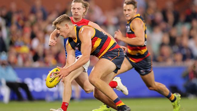 Nick Murray made headlines in just his fifth game of AFL footy. (Photo by Daniel Kalisz/Getty Images)