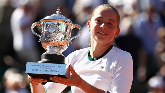 Jelena Ostapenko stuns Simona Halep to reach final of Dubai Duty Free  Tennis Championships