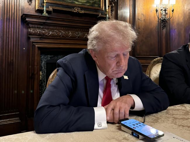 Donald Trump speaks on the phone with Elon Musk, his close confidante who is formerly of OpenAI. Picture: Margo Martin / @margomartin / X