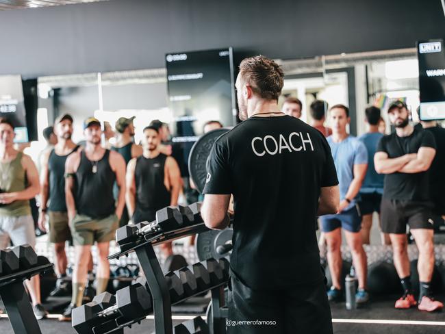 Sydney gym owner Matt Hunt urged people to ease into exercise after Covid. Source: Supplied