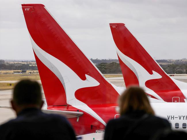 MELBOURNE, AUSTRALIA-NewsWire Photos, JANUARY 19, 2023. Qantas signage around Melbourne Airport. Picture: NCA NewsWire / Ian Currie