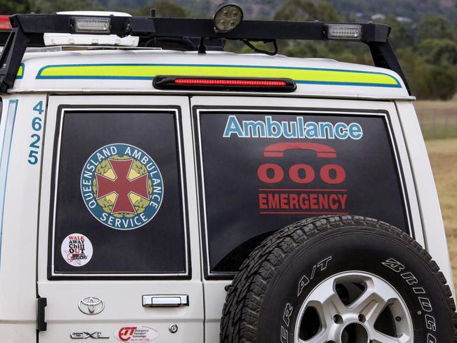 Queensland Ambulance Service generic ambulance. Picture: Dominic Elsome