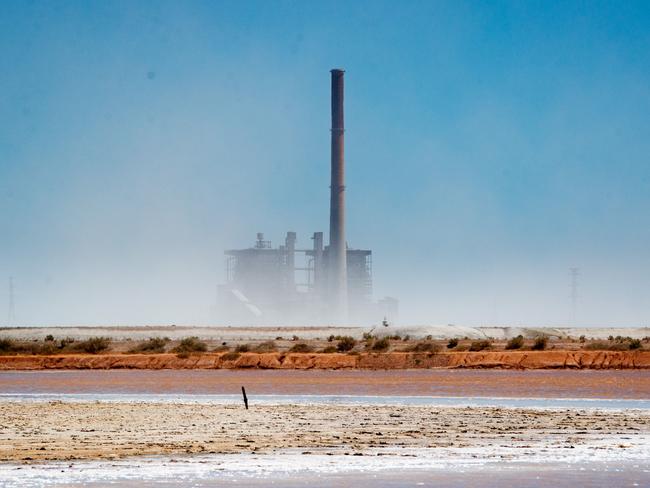 An example of the plumes of ash from the Northern Power Station at Port Augusta. Picture by Matt Turner