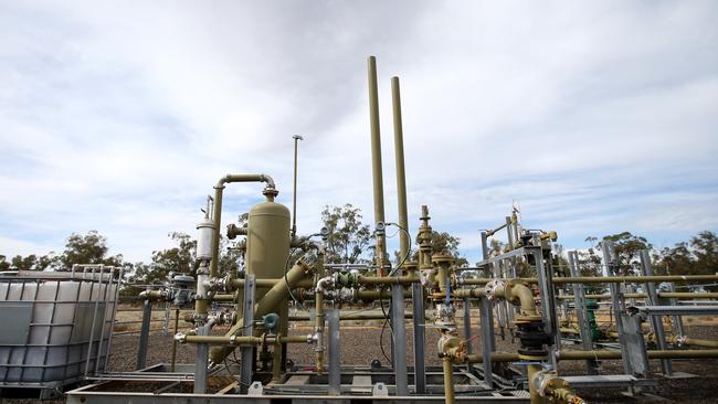 DAILY TELEGRAPH. Santos Narrabri Gas project. Gas well.  Pic Nathan Edwards.