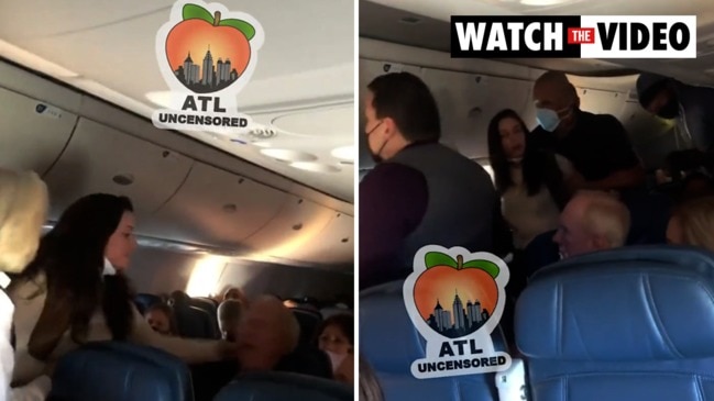 Woman slaps passenger in flight tirade