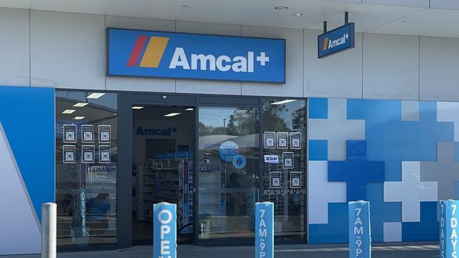 AMCAL Chemist at Ormeau which was broken into in the early hours of May 3, 2023. Picture: Lea Emery