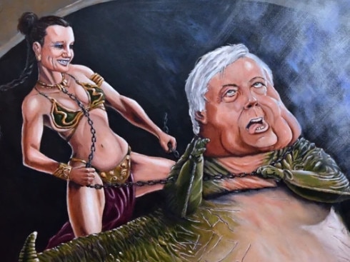 Jacqui Lambie's Star Wars paintingSource: Lambie Network