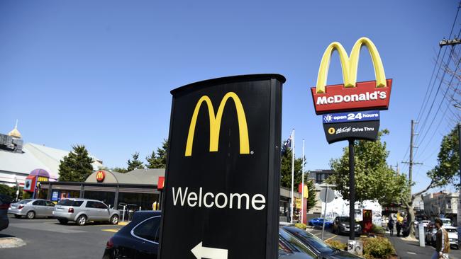 Police patrol Coolum after massive eshay brawl at Coolum McDonalds. Picture: Andrew Henshaw