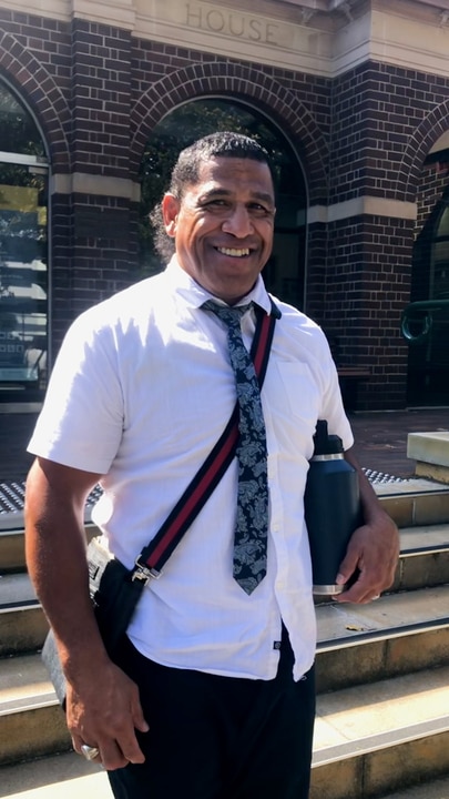 John Hopoate leaves court