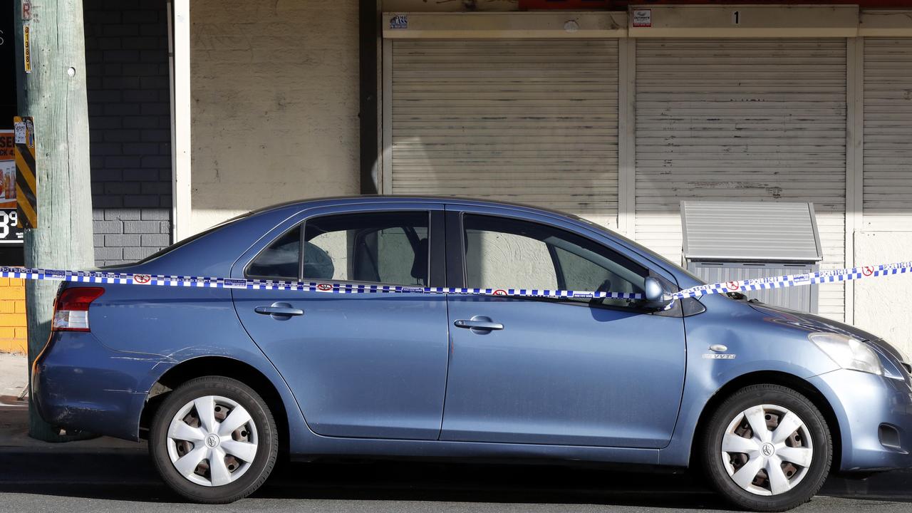 The car where a three-year-old boy was found unresponsive. Picture: Jonathan Ng