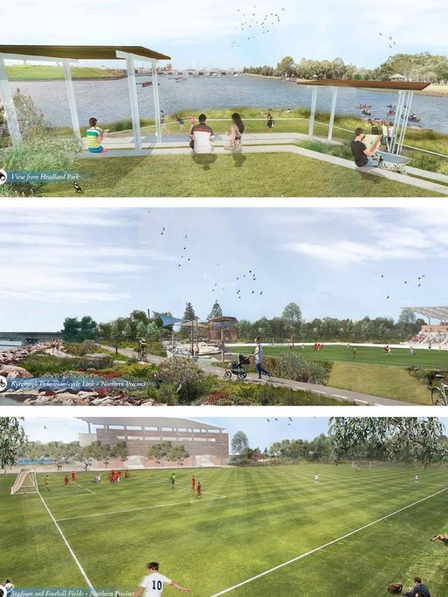 Artists' impressions from the Cook Cove development proposal.