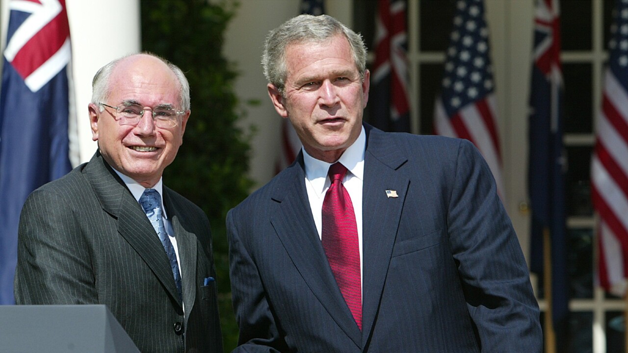 John Howard and W. Bush ‘bonded as brothers in arms’ amid 9/11