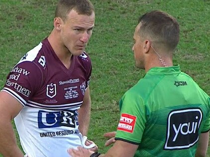 Grant Atkins wasn't too impressed by Cherry-Evans' chatter.