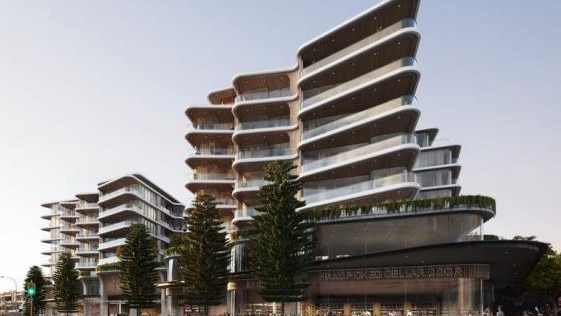 Artist's impression of Northern Gateway project on the Kingsway in Cronulla. Picture: Supplied