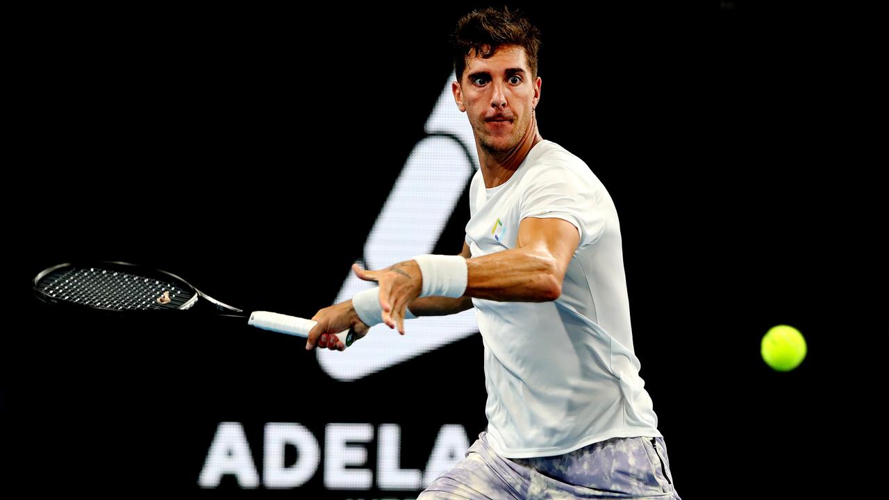 Thanasi Kokkinakis is racking up wins in Adelaide to start the tennis year. Getty Images