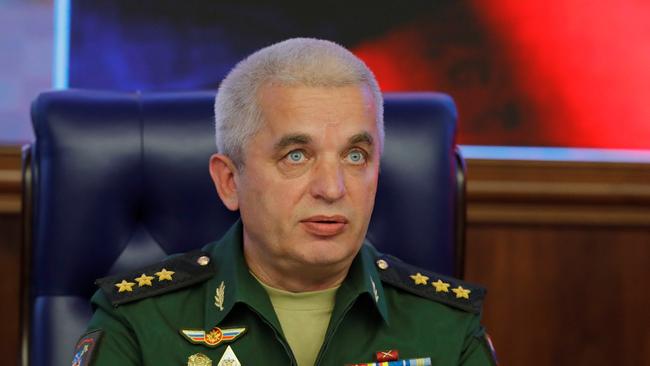 Chief of the National Centre for State Defense Control Colonel-General Mikhail Mizintsev. Picture: Getty Images.