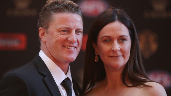 Damien Hardwick has separated from his wife Danielle.