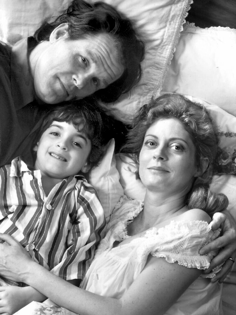 Sarandon with actor Nick Nolte (and child star Zack O'Malley) in 1992 film Lorenzo’s Oil.