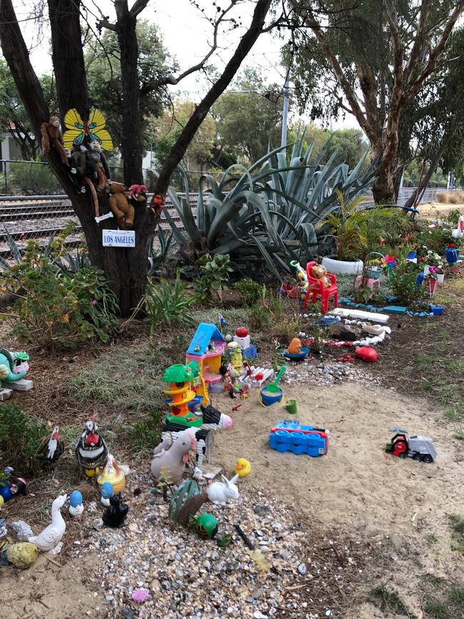 The community fairy garden in Port Melbourne. Picture: City of Port Phillip