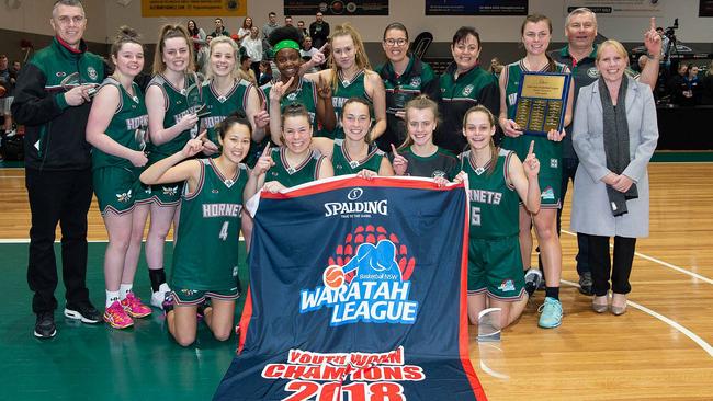 Hills Hornets Youth League women's team has claimed the 2018 NSW Waratah Senior League Finals championship.