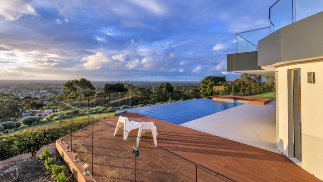 Views across Adelaide from the multimillion-dollar