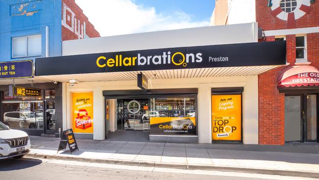 380 High St, Preston, is occupied by a Cellarbrations store.
